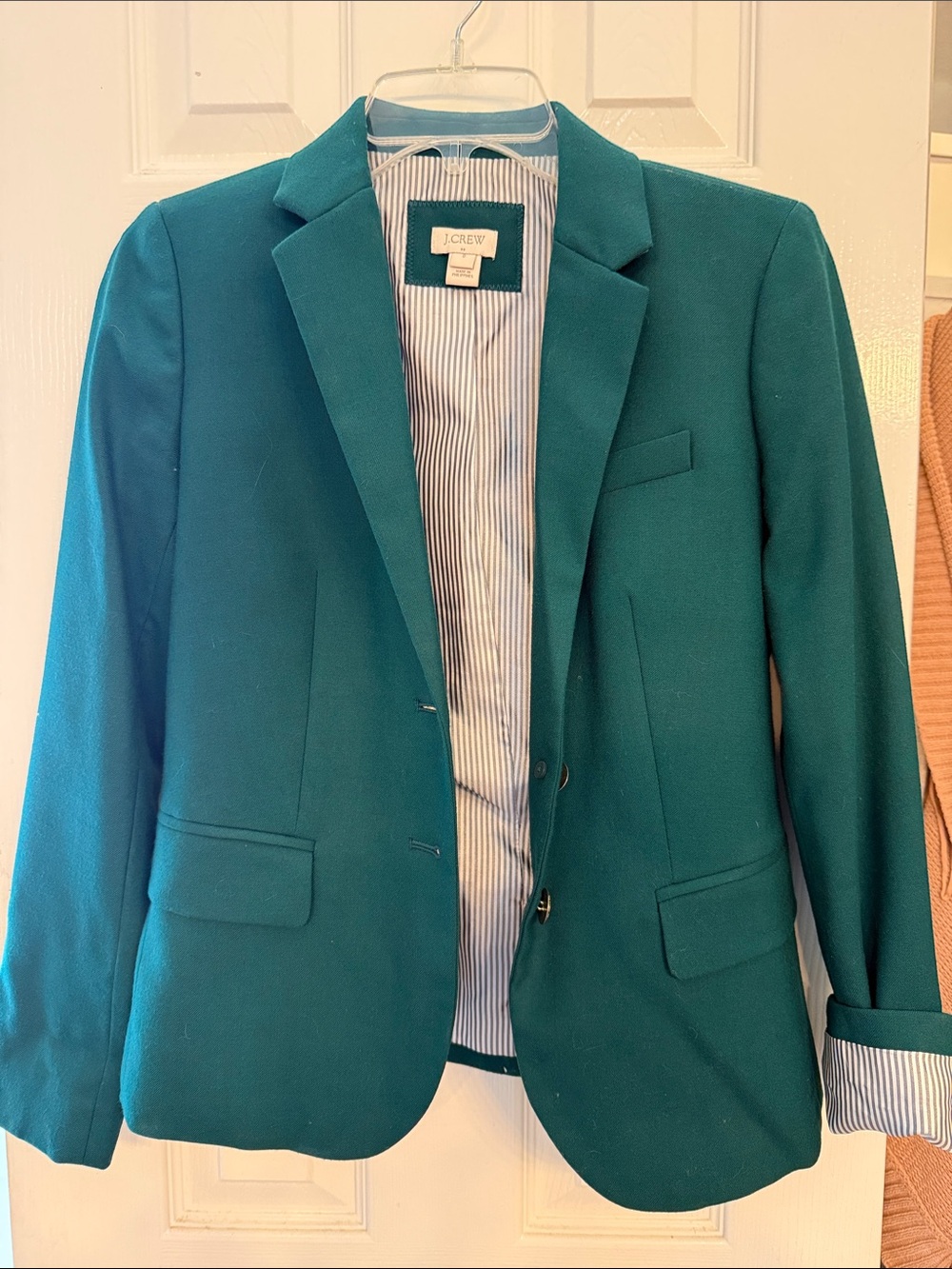 J. Crew Teal Blazer - Single-Breasted Notch Lapel